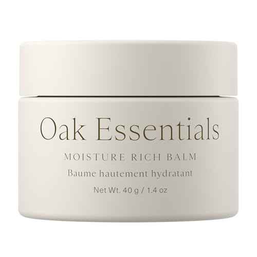 Oak Essentials Moisture Rich Balm | Nourishing Face Balm with Sea Buckthorn & Borage Seed Oil to Help Support Collagen and Deep Hydration, 1.4 Oz
