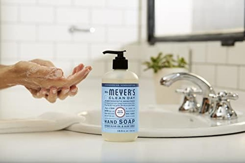 Mrs. Meyer's Liquid Hand Soap - Rainwater Scent | 12.5 Fl Oz (Pack of 4)