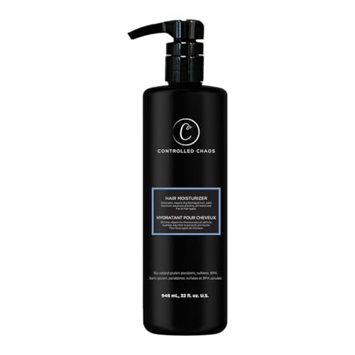 Controlled Chaos Hair Moisturizer for Curly Hair - Paraben & Sulfate Free, Moisturizes & Defines Extra Dry, Curly & Coarse Hair, Leave-in Hair Conditioner - 32 oz