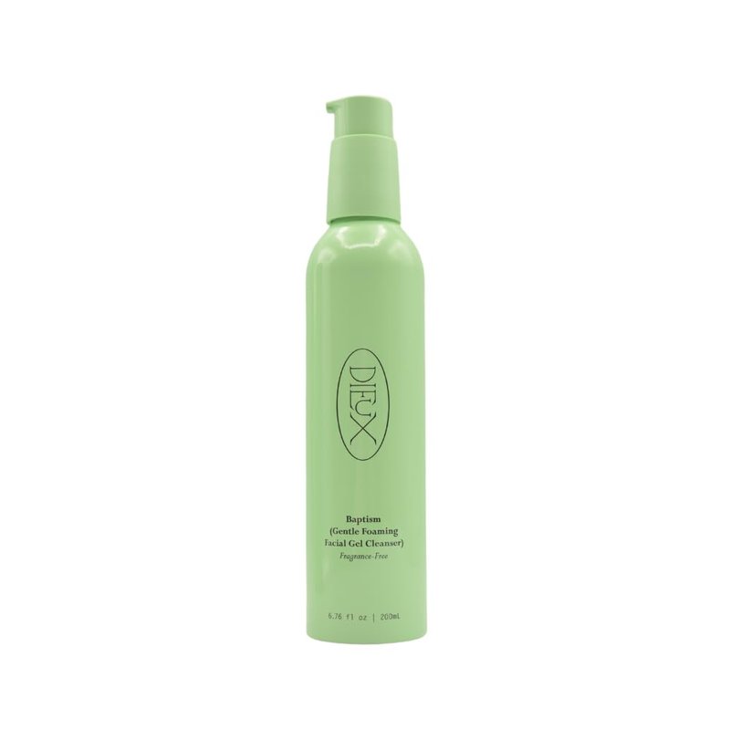 Dieux Baptism Gentle Foaming Facial Gel Cleanser Fragrance Free 6.76 oz