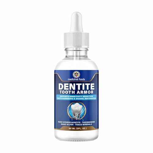 Original Dentite Tooth Armor Liquid | Clinically Strengthen Enamel with Remineralization Drops | at-Home Tooth Enamel Repair | Stronger Teeth | Hydroxyapatite | 60 ml