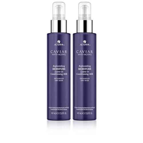 Alterna Haircare CAVIAR Anti-Aging Replenishing Moisture Leave-in Conditioning Milk, 5 Fl Oz | Detangles Dry Hair | Sulfate Free, Paraben Free