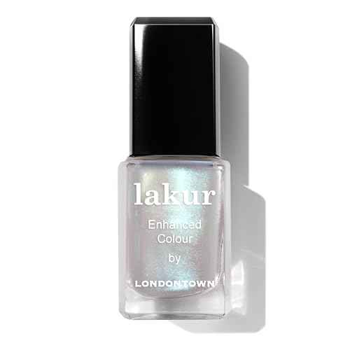 LONDONTOWN Nail Polish/Topper - Chrome Glaze - Enhanced Color Long Lasting Top Nail Coat Gel-free Shine Nail Look, 0.4 oz