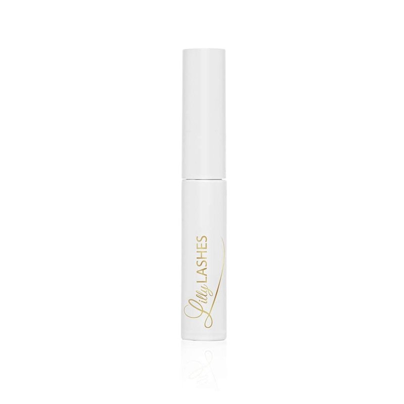 Lilly Lashes Clear Eyelash Glue - Brush-On Latex-Free Adhesive for False & Natural Lashes