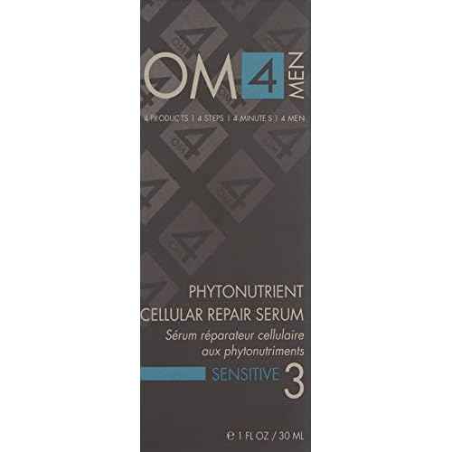 Organic Male OM4 Sensitive Step 3 - Phytonutrient Cellular Repair Serum- Ultra calming and soothing serum for men with Sensitive Skin