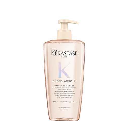 Kerastase Gloss Absolu High-Shine Anti-Frizz Shampoo - Cleanses & Reveals Ultimate Shine, for Glossy & Bouncy Hair