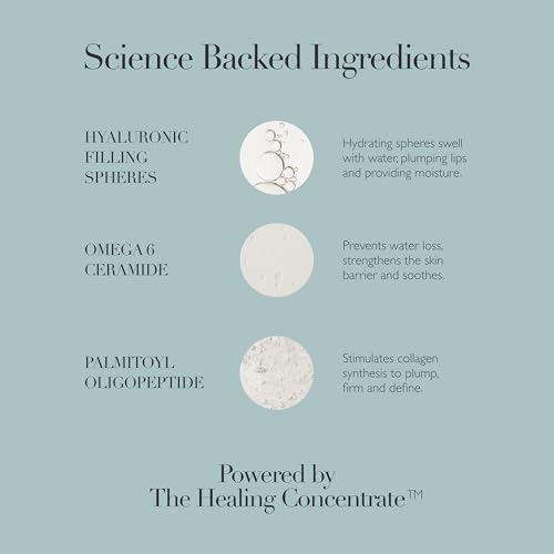Omorovicza Perfecting Lip Balm (0.34 oz), Hydrating & Plumping Lip Treatment, Nourishing Lips Moisturizer with Hyaluronic Spheres, Omega 6 Ceramide & Peptides for Dry Lips