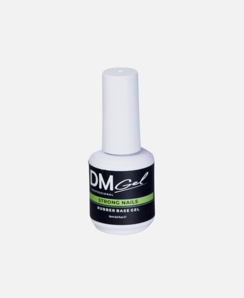 DMGel Professional Strong Rubber Base Gel for Nails HEMA-Free/TPO-free 15ml/0.5fl.oz Long-Lasting Base Gel/Self-Leveling/Maximum Adhesion