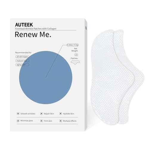 Forehead Wrinkle Patches Overnight 14pcs with Collagen, jelly forehead patches help smoother Wrinkle Filler & Deep Line, Gentle Skin Care Gifts Set for Women