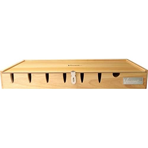 Vincent Professional Countertop Tray Station Organizer 8 (Natural)