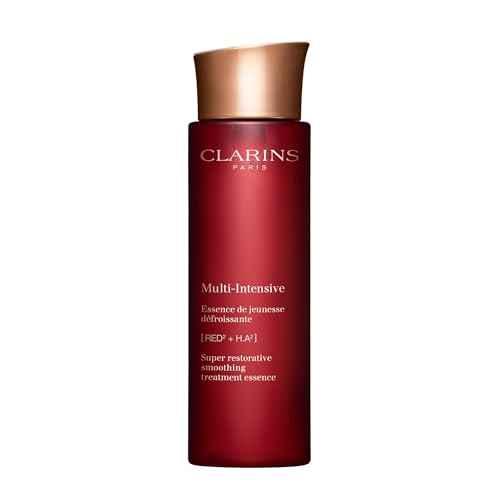 CLARINS Super Restorative Treatment Essence | Anti-Aging Face Lotion For Mature Skin Weakened By Hormonal Changes | Visibly Smoothes, Refines Pores, Softens Skin and Restores Radiance | 6.7 Fl Oz