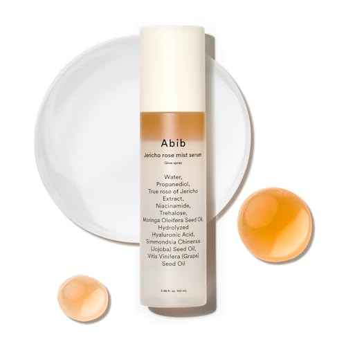 Abib Jericho Rose Mist Serum, Glow Spray 3.38 fl oz I Hydrating Essential Face Facial Body Mist Bottle, Radiance Booster, Fine Dual-Layer Oil & Serum, Vegan Skincare I 4 Types of Seed Oil