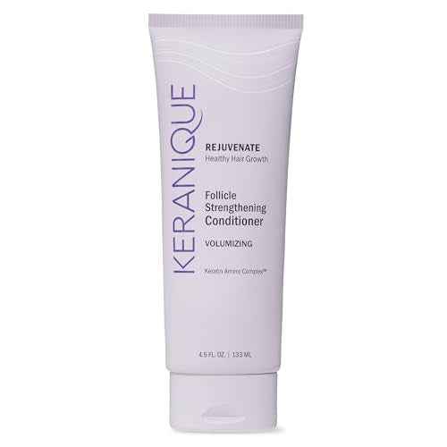 Keranique Volumizing Conditioner - Moisturizing Hair Conditioner for Fine, Thinning Hair and Fuller Hair Growth - Keratin Enriched, Sulfate-Free, Color-Safe, Anti-Aging Volume Conditioner for Women