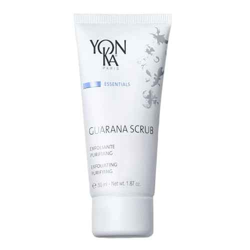 Yon-Ka Guarana Scrub | Gentle Exfoliating Face Cleanser with Rice Bran & Guarana Seed | Smooths Pores, Detoxifies & Revives Complexion | For Sensitive & Acne-Prone Skin | 1.87 fl oz