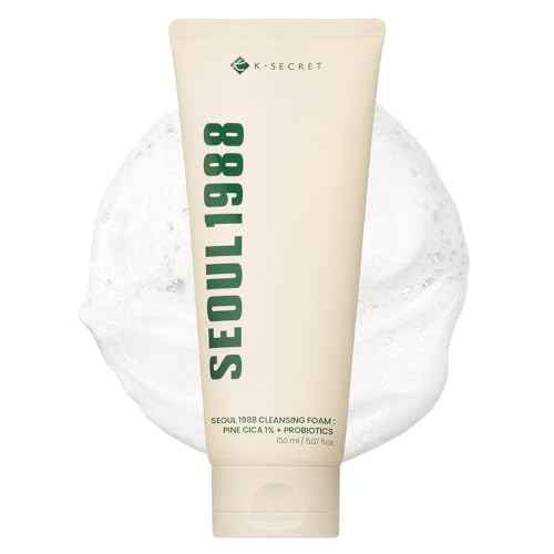 K-SECRET SEOUL 1988 Cica Cleansing Foam ? Deep Pore Cleansing & Soothing Care | Daily Facial Cleanser for Sensitive Skin | Korean Skincare, 150ml / 5.07 fl oz