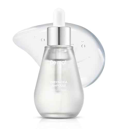 Green Cica Ampoule with 72% Green Tea, Cica & 8-Layer Hyaluronic Acid | Soothing & Sebum Control Pore Serum for Blackheads and Enlarged Pores | For Oily & Combination Skin (1.7 fl oz)