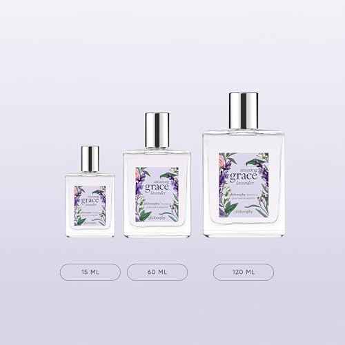 philosophy amazing grace lavender eau de toilette - delicate & enchanting women's perfume - with notes of berries & musk - long lasting fragrance