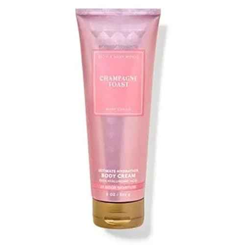 Bath and Body Works Gift Set of of 2 - 8 oz Body Cream - (Champagne Toast)
