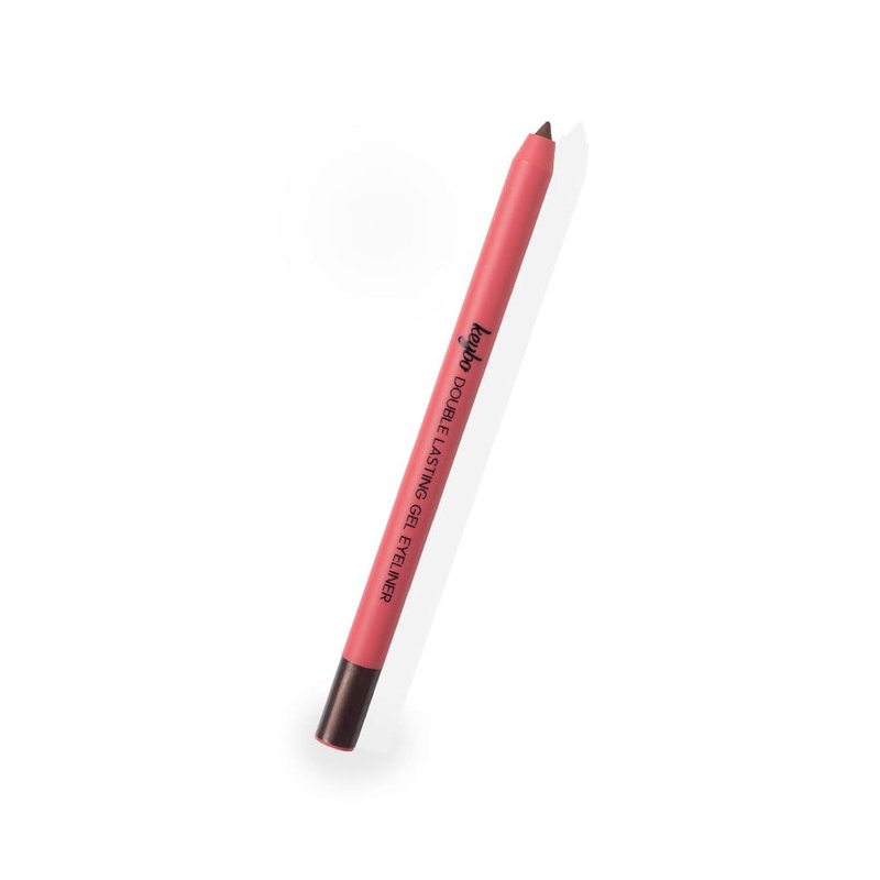 keybo Double Lasting Gel Eyeliner Crème Pencil Waterproof Eyeshadow Stick, 8 Beautiful One Touch Cat Eye Color with Glitter Colorful Gel Eye Liner (03. Sugar Brown)