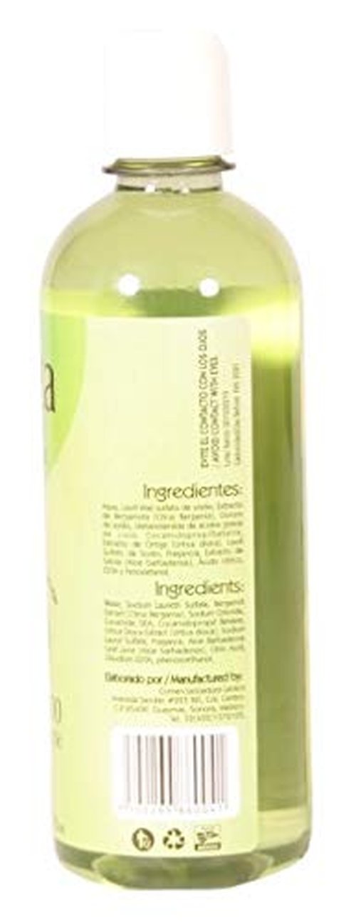 Lenico Bergamot Shampoo 500ml, Shampoo de Bergamota 500ml. Hair Regrowth Shampoo (Two Bottles)