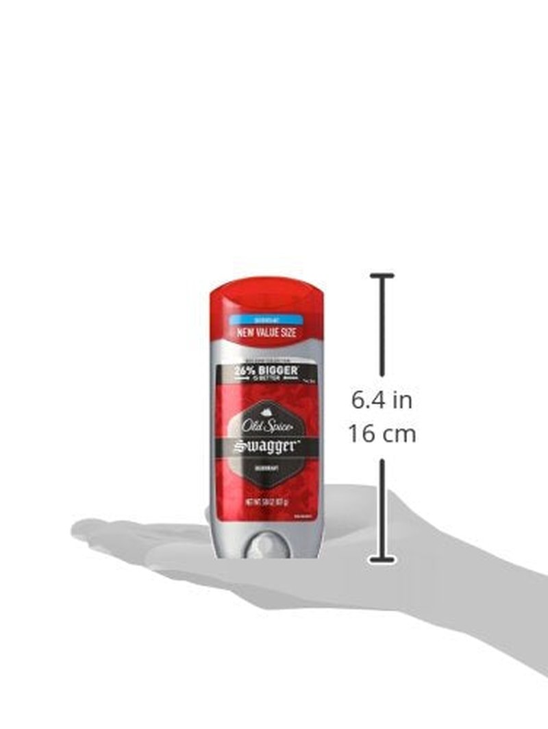 Old Spice Deodorant for Men - Aluminum Free Swagger Invisible Solid | Lime & Cedarwood, 3.8 Oz