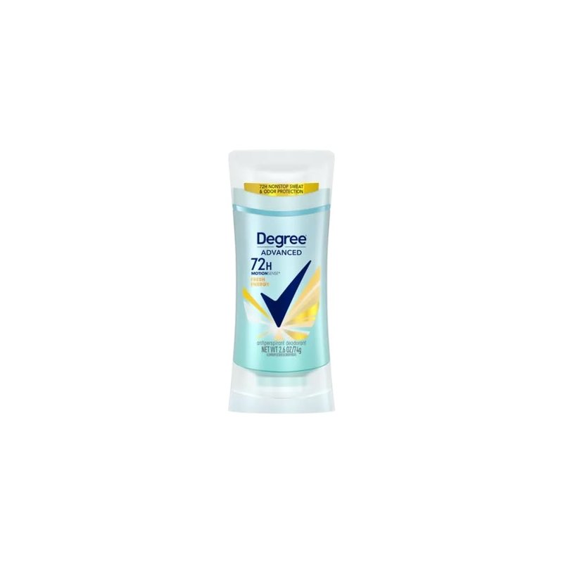 Degree Advanced Antiperspirant Deodorant Fresh Energy 4 count 72-Hour Sweat and Odor Protection Antiperspirant For Women with MotionSense Technology 2.6 oz