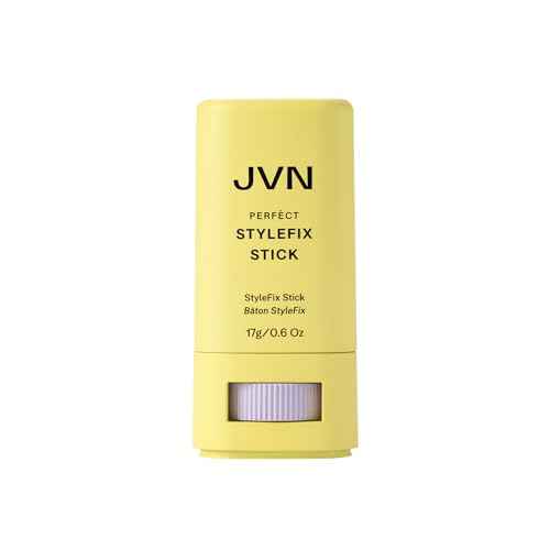 JVN StyleFix Hair Wax Styling Stick, 0.6 Oz, Controls Frizz, Tames Flyaways & Baby Hairs for All Day Hold for Women and Men, Perfect for On the Go, Silicone Free