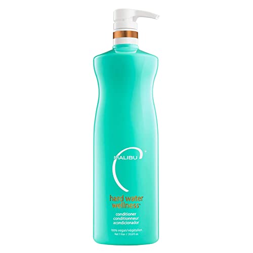 Malibu C Hard Water Wellness Hair Conditioner - Sulfate Free Conditioner that Increases Moisture & Shine - Protects Hair from Waterborne Elements