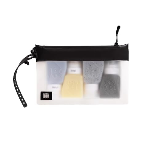 Gravel TSA Approved Travel Bottles ? Leakproof, BPA-Free, Compact Toiletry Containers (4-Pack, 3oz)