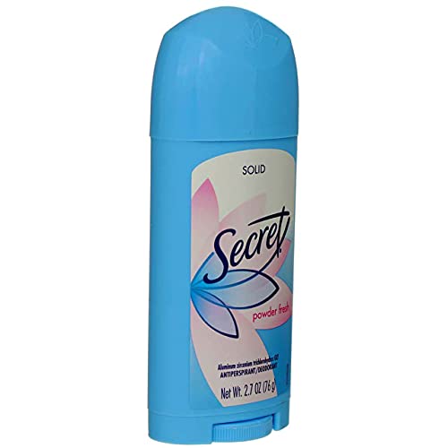 Secret Anti-Perspirant Deodorant Solid Powder Fresh 2.70 oz (Pack of 8)