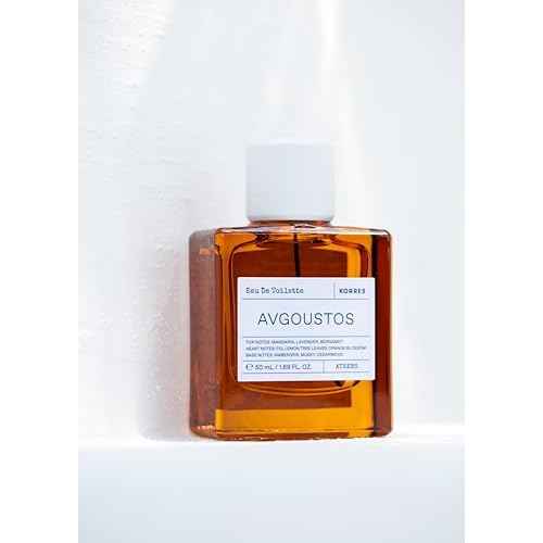 KORRES Avgoustos Eau de Toilette, Fig & Citrus Spray, Unisex Scent with Mandarin Lavender Bergamot, Fig Lemon Leaf Middle, Ambergris Cedarwood Base, Fruity Woody Aroma for Women & Men, 1.69 Fl Oz