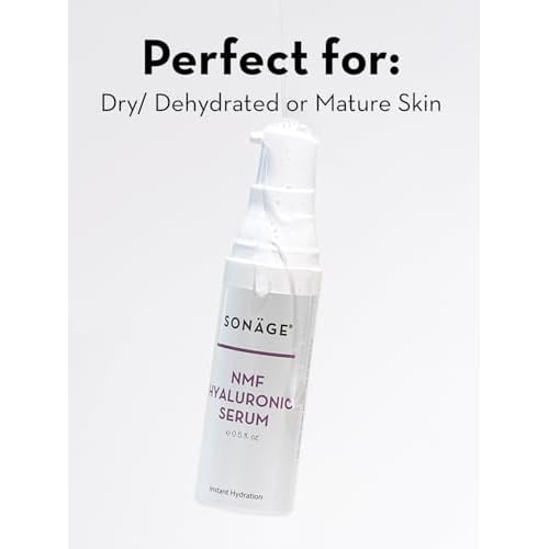 Sonage NMF Hyaluronic Acid Serum: Anti-Aging Face Plumping Serum | Ultra Hydrating for Dehydrated Skin