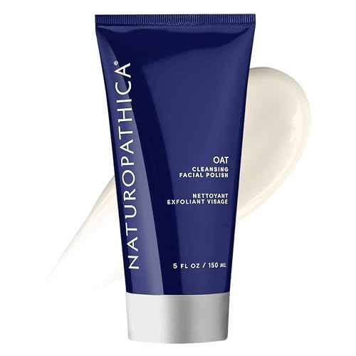 Naturopathica Oat Cleansing Facial Polish - Multi-Use Facial Cleanser - Face Scrub & Mask - Exfoliating Face Wash for Women & Men - Gentle Exfoliating - 5 fl oz