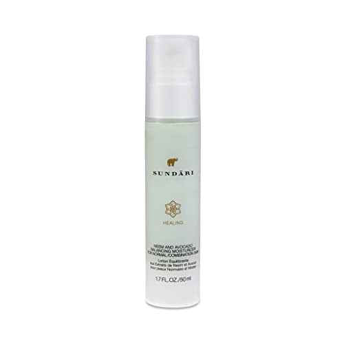 SUNDARI Neem and Avocado Balancing Moisturizer ? 1.7 Fl Oz, Hydrating Face Cream with Neem, Smoother Texture, Healthier Skin, All Natural Botanicals