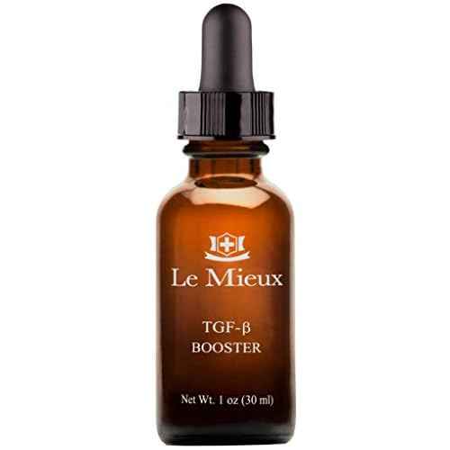 Le Mieux TGF-B Booster - Anti Aging Triple Growth Factor Facial Serum with Hyaluronic Acid & Peptides, Hydrating Face Serum with No Parabens (1 oz / 30 ml)