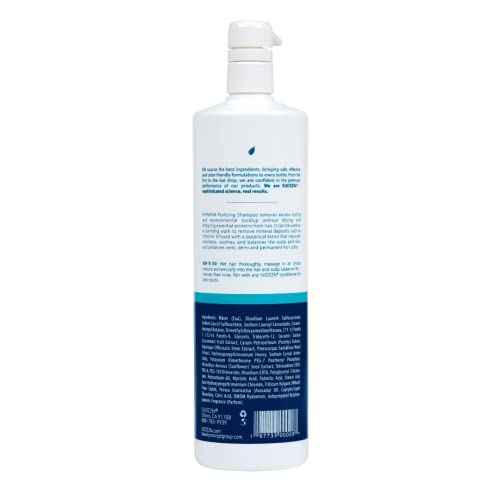 SUDZZFX Nyrvana Purifying ? Hair Loss Formula for Men & Women ? Protect, Refresh & Go ? Color-Treated Routine ? Sulfate Free, 33.8 Fl Oz