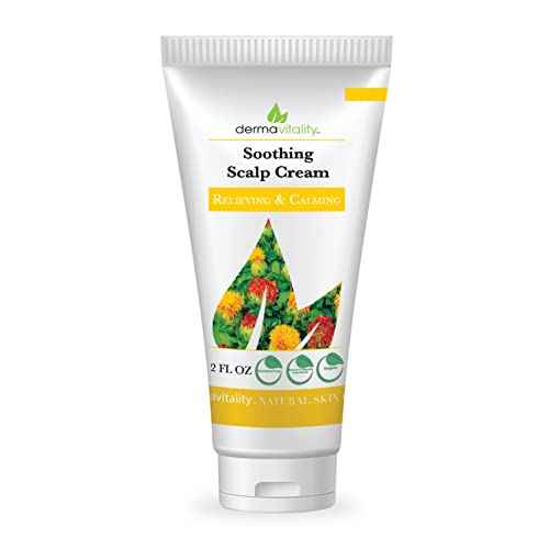 Dermavitality Soothing Moisturizing Scalp Cream Natural Organic Lotion for to moisturize and soothe scalp ? 2 Ounces
