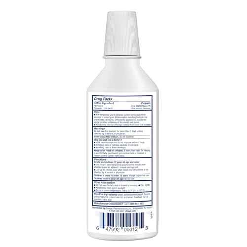 CloSYS Mouth Sore Mouthwash Cleanses and Heals Oral Sores and Canker Sores in Mouth Alcohol-Free Hydrogen Peroxide Mouthwash Non-Burning and Non-Irritating 16 oz