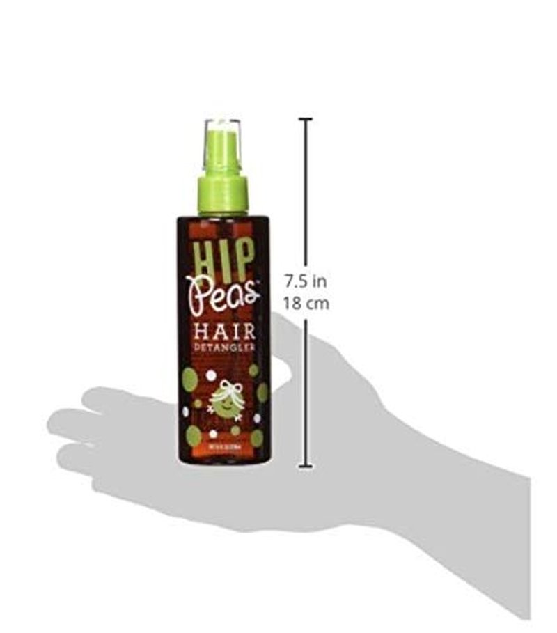 Hip Peas Detangler Leave-In Conditioner Spray - Tangle-Free Formula for Kids' Wet or Dry Hair