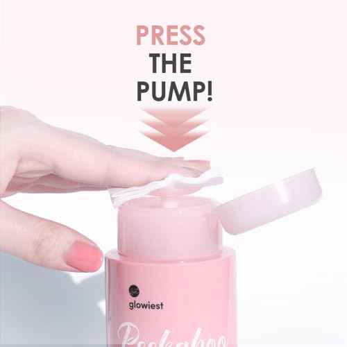 glowiest AHA PHA Skin Perfecting Peekaboo Toner - K-Beauty Face Toner, Exfoliating Treatment, Blemishes, Niacinamide, Pore Refining, Hydrating l Witch Hazel (Small)