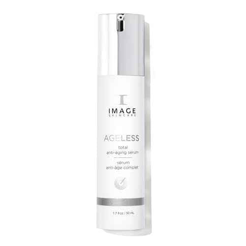 IMAGE Skincare, AGELESS Total Serum, AHA Anti-Aging Face Serum with Peptides to Firm, Hydrate, Smooth Wrinkles and Even Tone, 1.7 fl oz