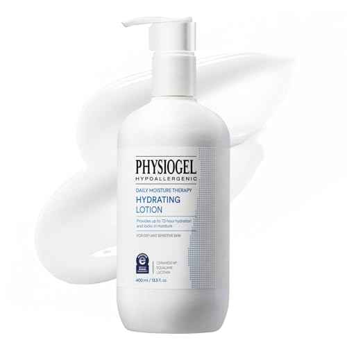 Physiogel DMT Face & Body Lotion ? 72-Hr Hydration for Dry & Sensitive Skin, Skin Barrier Repair with Ceramide, Fragrance-Free, Non-Comedogenic, Dermatologist-Tested, Korean Skincare (13.5 fl oz)