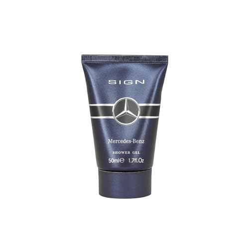 Mercedes Benz Sign Giftset - Mens Cologne Set - Shower Gel Body Wash and Perfume for Men - Cologne for Men - Violet, Patchouli Fragrances - 3 Pc
