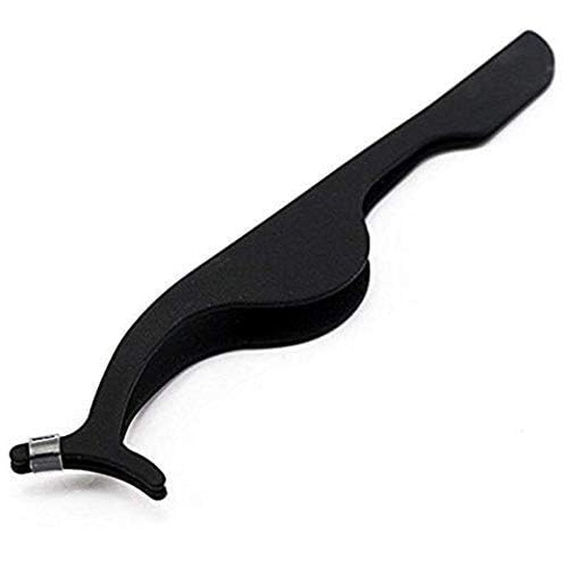 Skiennix False Eyelashes Applicator Tool - Precision Tweezers for Easy Eyelash Extensions | Black