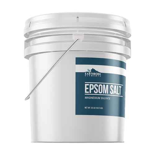 Earthborn Elements Epsom Salt (3.5 Gallon), Magnesium Sulfate Soaking Solution