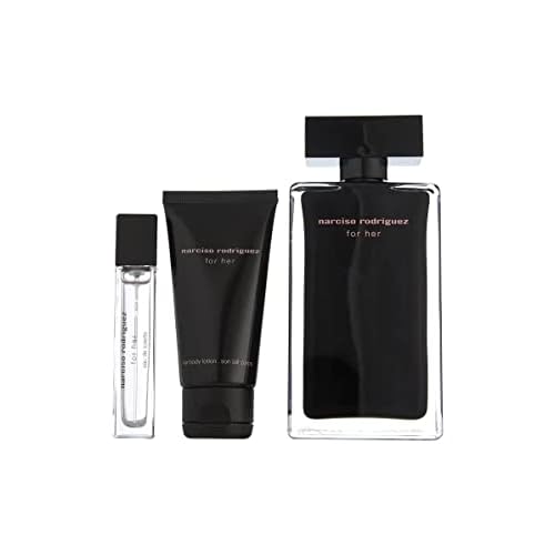 Narciso Rodriguez for Women 3 Piece Set (3.4 Eau de Toilette Spray + 1.6 Body Lotion + 0.33 Eau de Toilette Spray)