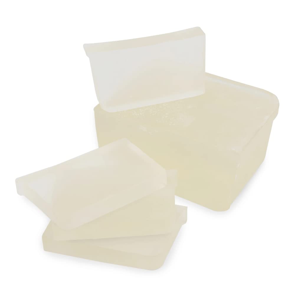 Primal Elements Argan Oil Soap Base - Moisturizing Melt and Pour Glycerin Soap Base for Crafting and Soap Making, Easy to Cut - 2 Pound