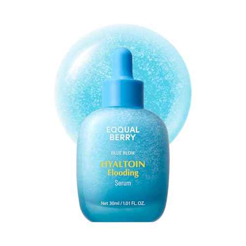EQQUALBERRY Hyaltoin Flooding Smoothie Serum ? Deep Hydrating Korean Skin Care with 11 Hyaluronic Acids, Ectoine & Glacier Water, Barrier-Strengthening with 5 Ceramides, Fresh Glow (1.01oz / 30ml)