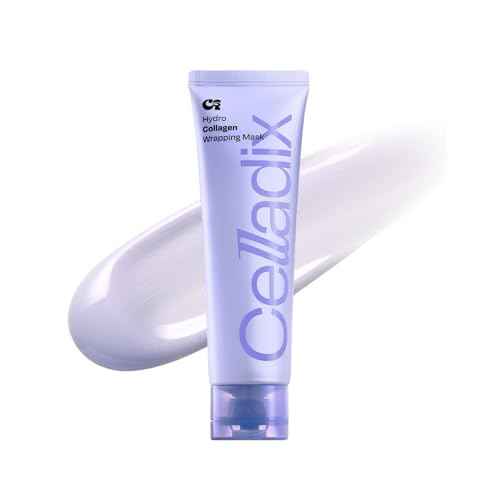 Celladix Hydro Collagen Wrapping Mask ? Overnight Hydrating & Firming Peel-Off Face Mask, Vegan Collagen, Niacinamide?Pore Minimizing & Radiance Boost, Korean Skincare, 2.53 Fl Oz (Pack Only)