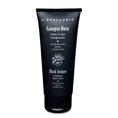 L¡¯Erbolario Energizing Body Cream ? Moisturizing Body Butter ? Replenishing and Nourishing Skin Care with Citrus, Woody Scent - Black Juniper ? 6.7 oz